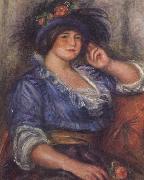 Pierre Renoir Young Girl with a Rose (Mme Colonna Romano) oil painting reproduction